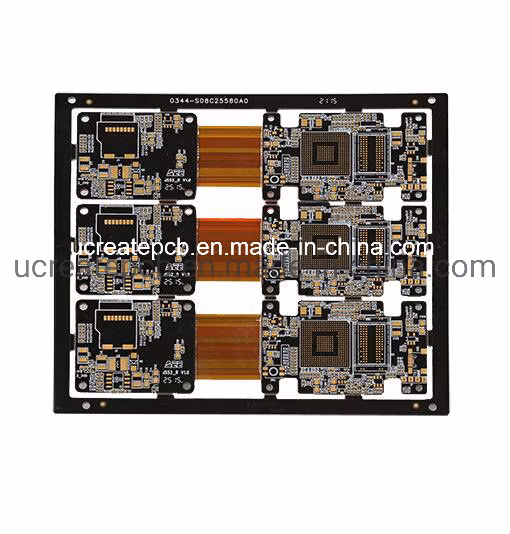 Agujeros ciegos y enterrados Núcleo de metal HDI Alta Tg / Cobre grueso Rigid-Flex Cerámica IC Prueba PCB flexible Fabricado en China